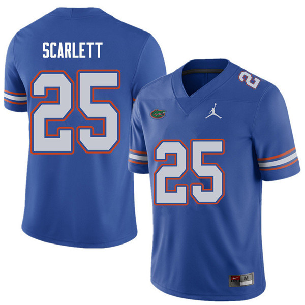 Jordan Brand Men #25 Jordan Scarlett Florida Gators College Football Jerseys Sale-Royal